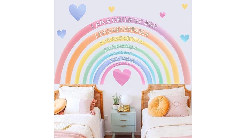 colorful nursery wall decals