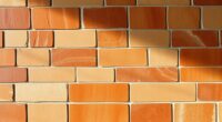 colorful textured backsplash