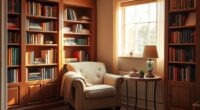 comfortable private reading spaces