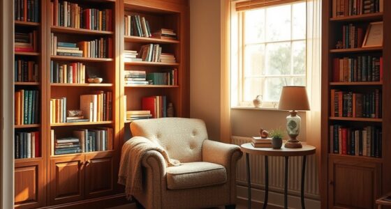 comfortable private reading spaces