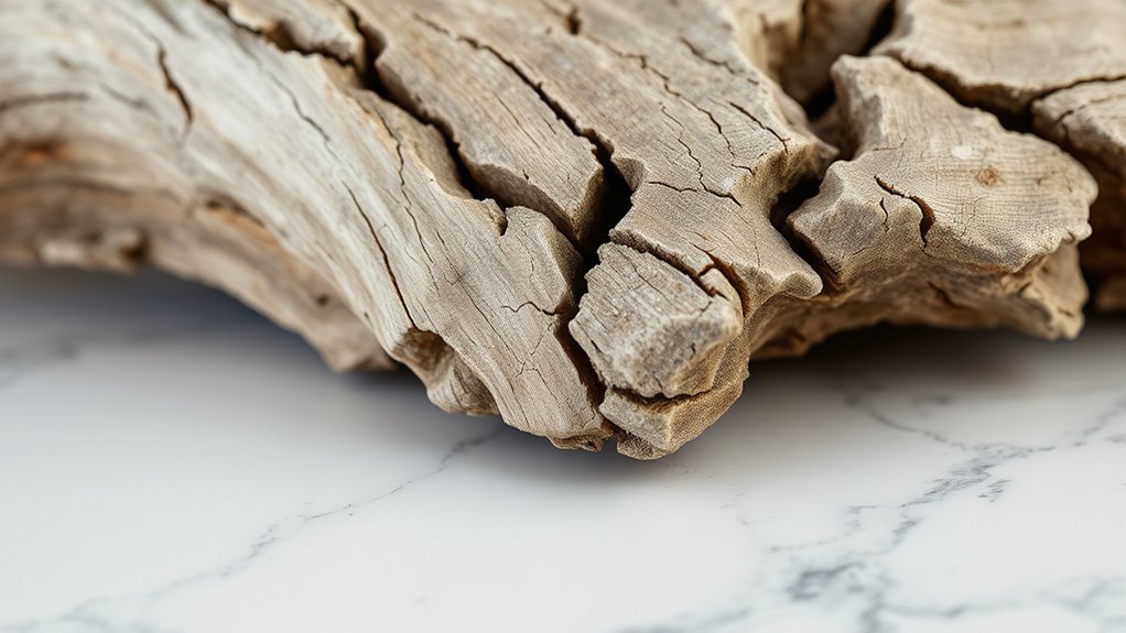 contrast textures for visual depth