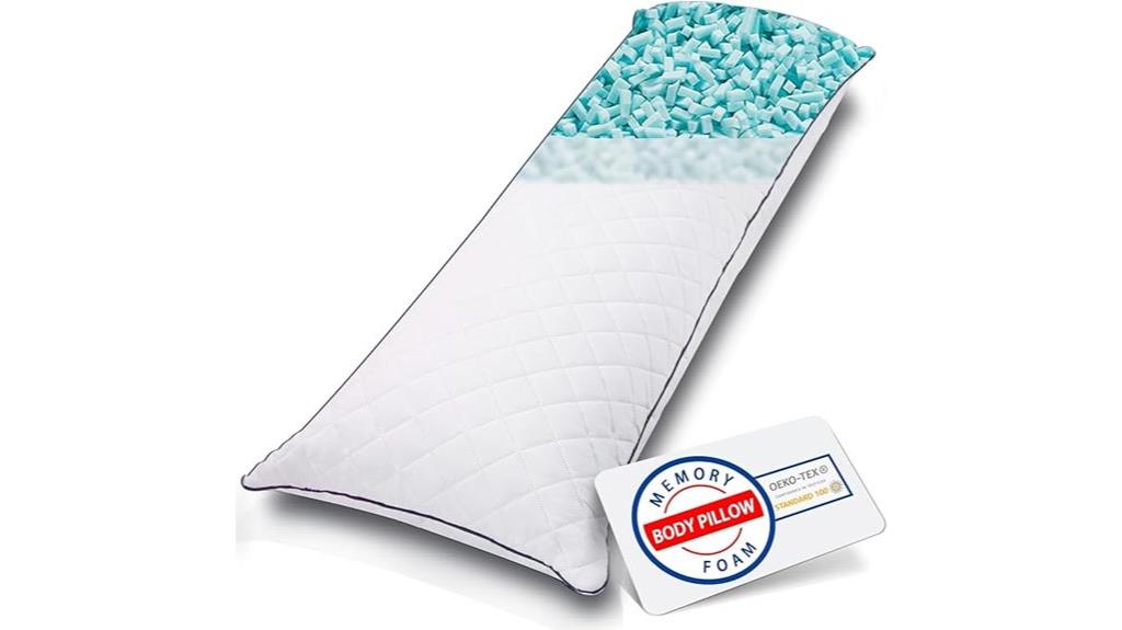cooling memory foam pillow