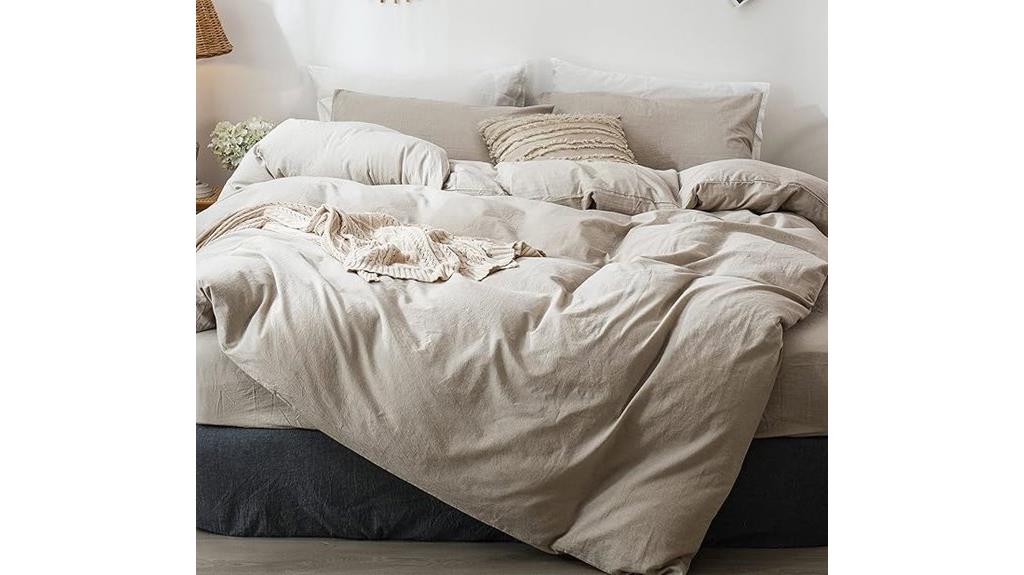 cotton linen duvet cover