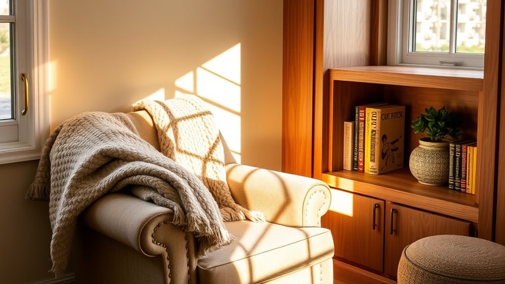 cozy seating and accessories