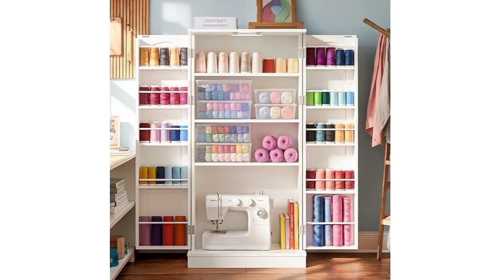 craft storage with led lights