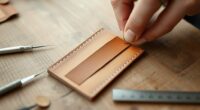 crafting handmade leather accessories