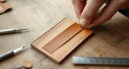 crafting handmade leather accessories