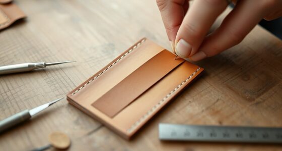 crafting handmade leather accessories