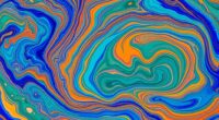 create colorful marbled designs