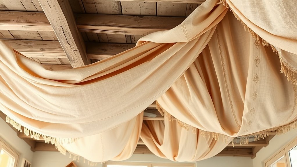 create cozy textile canopies