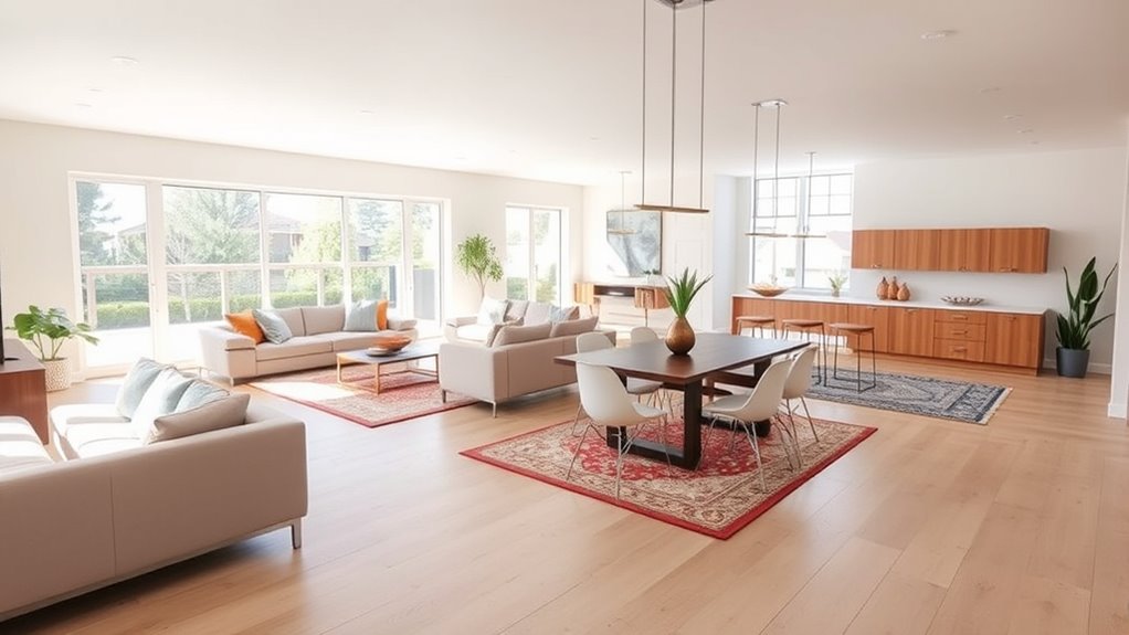 create functional inviting zones