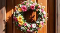 create your own floral wreath