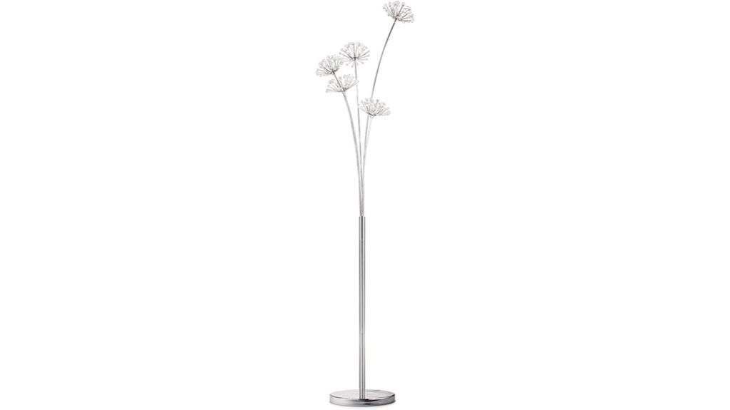 crystal dandelion led lamp