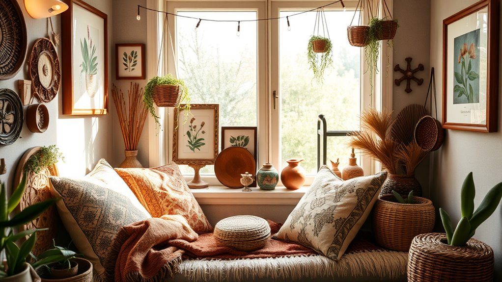 decorate with vintage trinkets