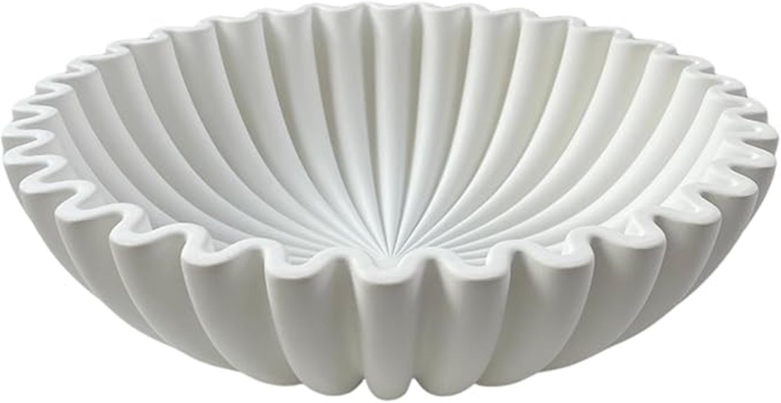 decorative concrete bowl