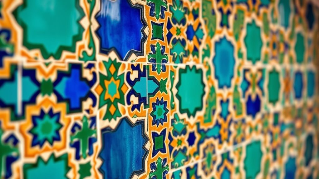 decorative symbolic cultural tiles