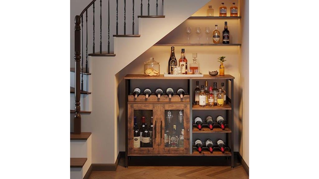 detachable wine rack cabinet