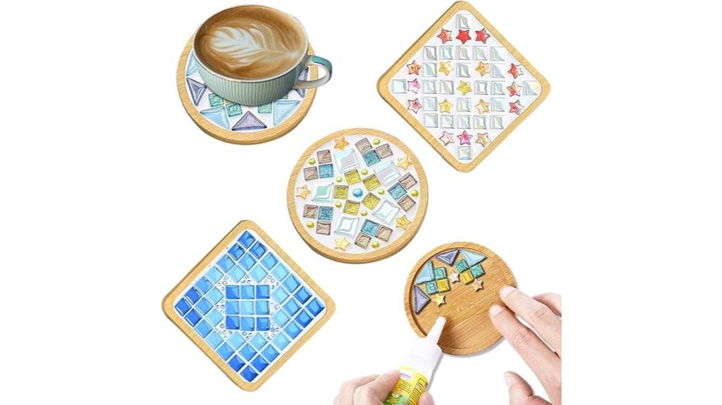 diy glass mosaic tiles