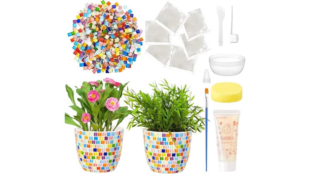 diy mosaic vase kit