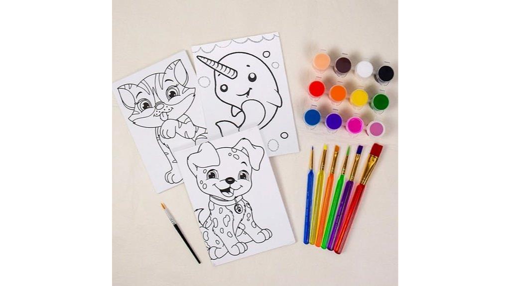 dog cat glitter narwhal