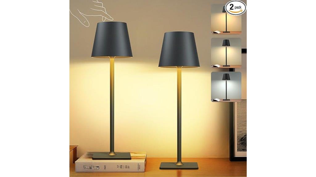 dual rechargeable lamp set