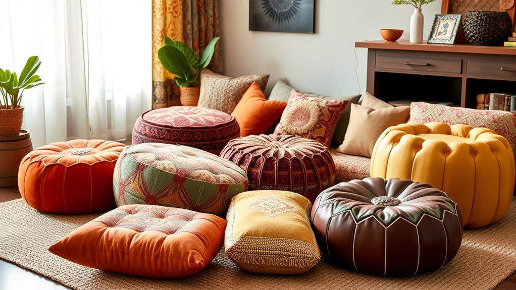 durable versatile comfortable pouf
