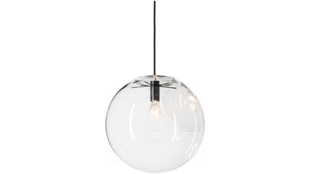 e27 industrial glass globe