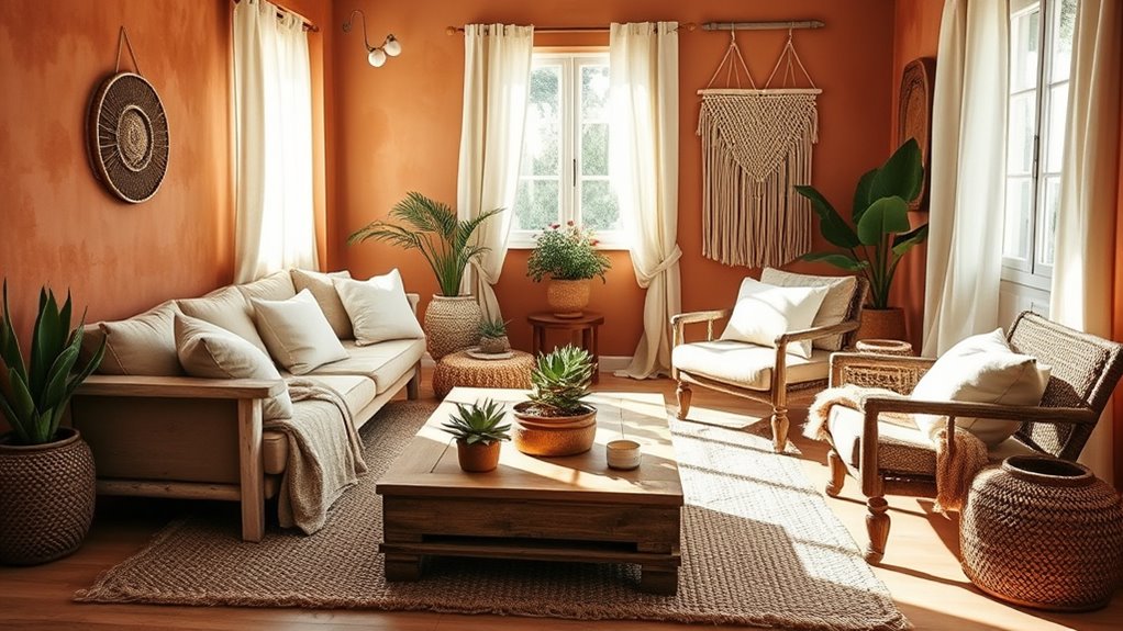 earth tones promote tranquility