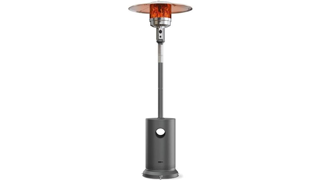 east oak 50 000 btu patio heater