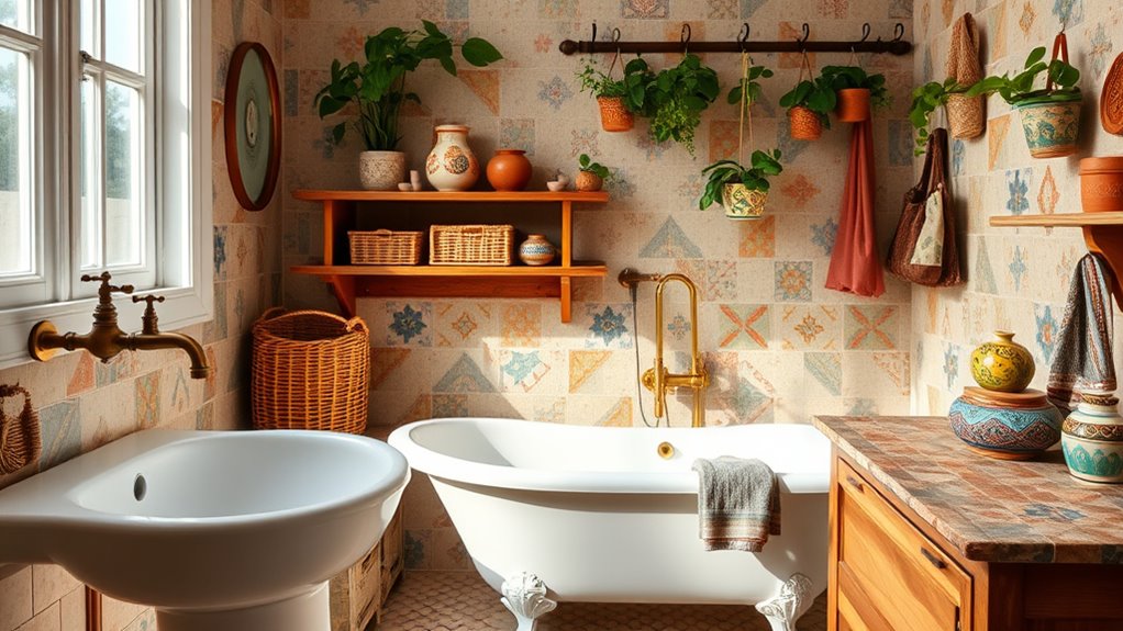 eclectic boho fixture selection