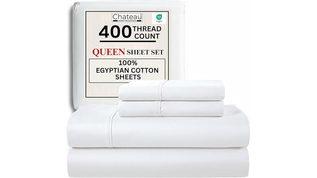 egyptian cotton queen sheets