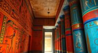 egyptian wall painting colors