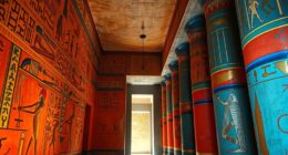 egyptian wall painting colors
