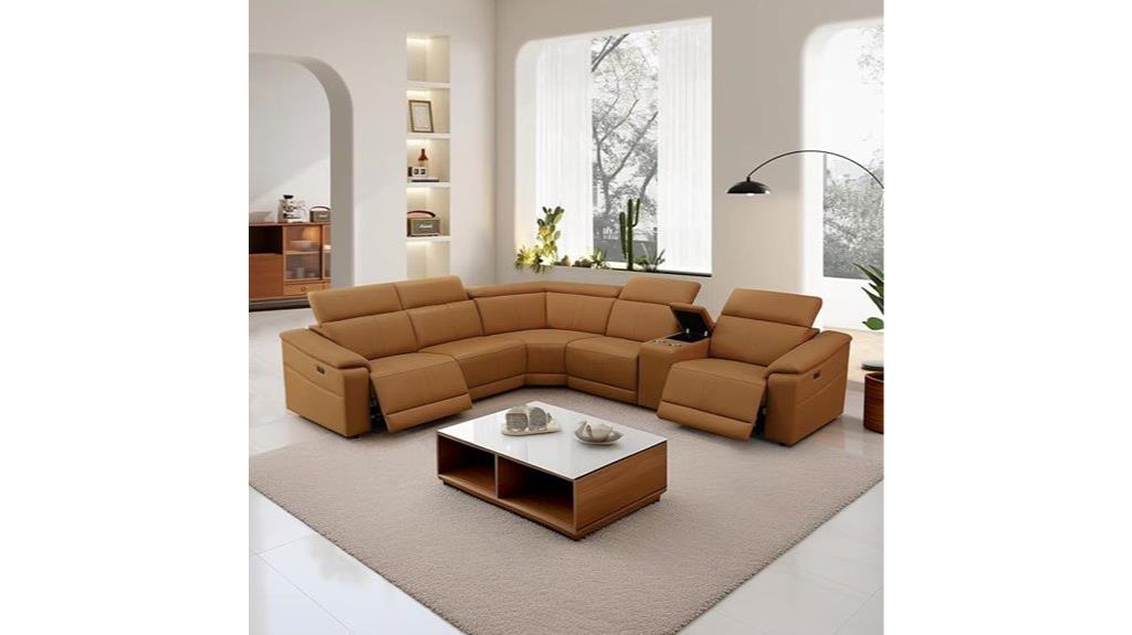 electric l shaped sectional