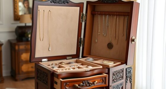 elegant artisanal jewelry storage
