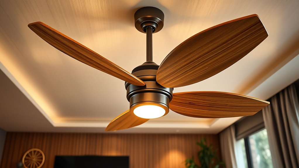 elegant bamboo light fans