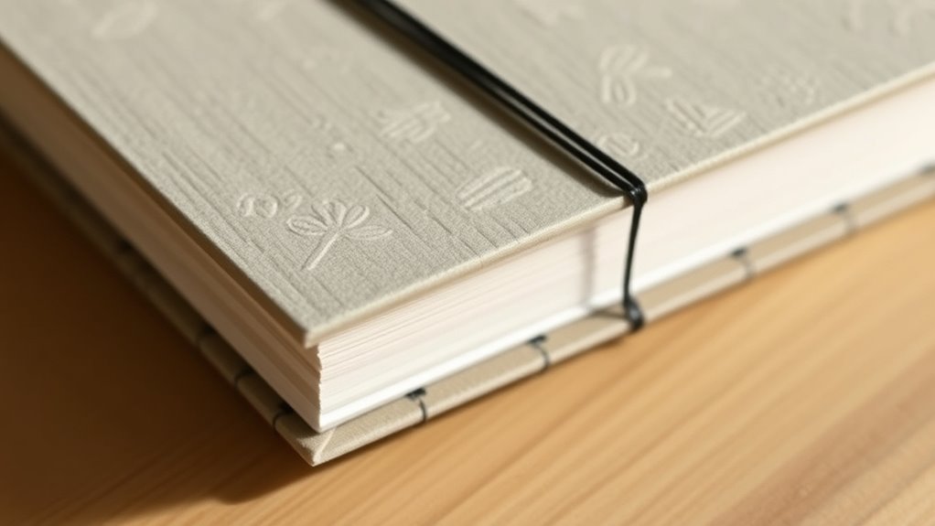 elegant decorative stitched binding