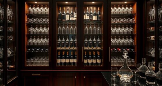 elegant functional wine storage