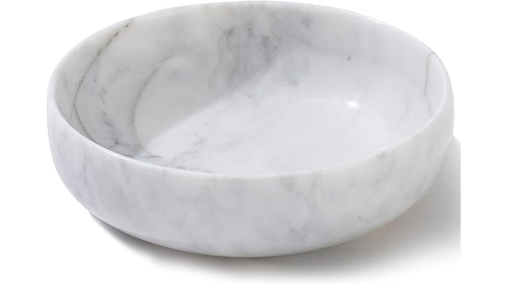 elegant marble centerpiece bowl