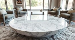 elegant marble coffee tables
