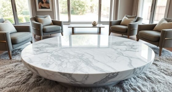 elegant marble coffee tables