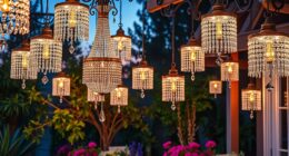 elegant outdoor crystal chandeliers