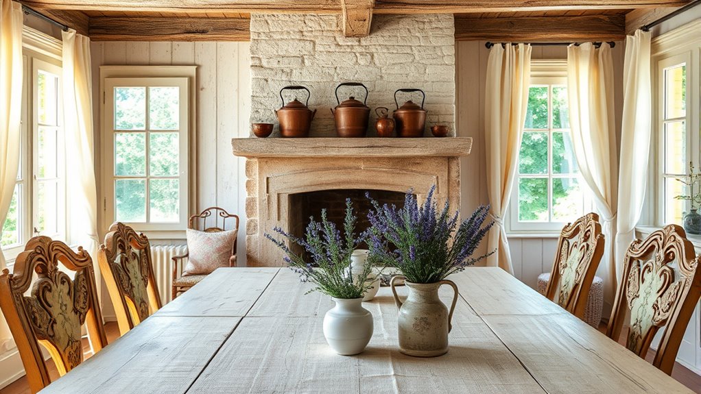 elegant pastel carved furniture