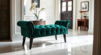 elegant upholstered bench options