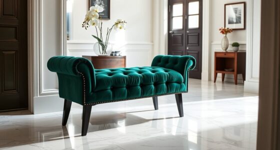 elegant upholstered bench options