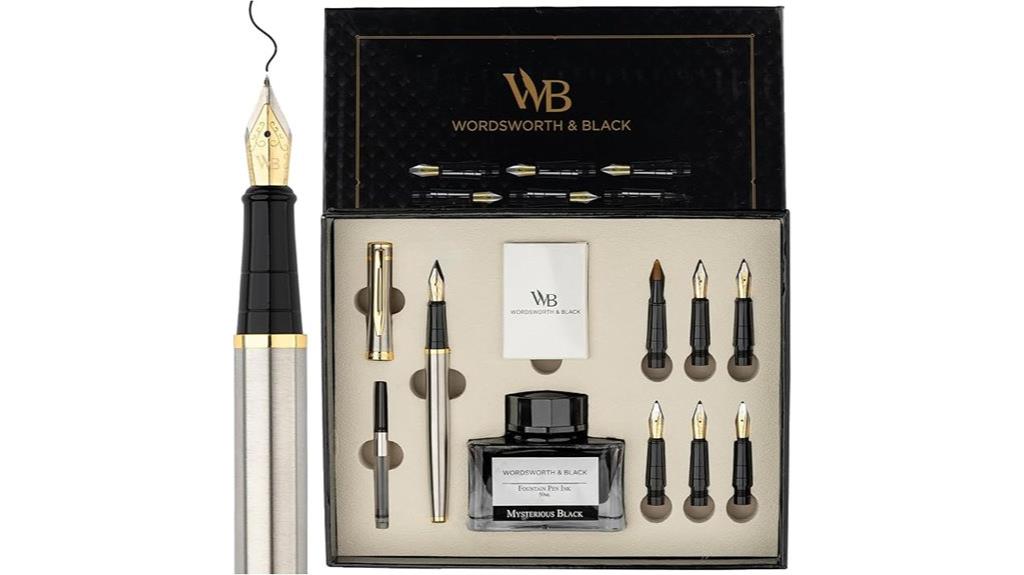 elegant wordsworth calligraphy set