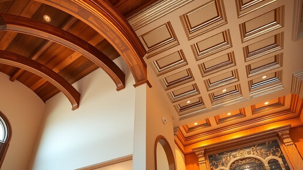 elevate space with vaulted ceilings