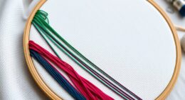 embroidery hoop thread stitches