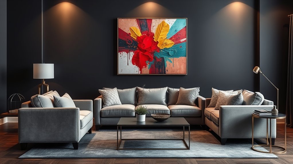 enhance gray walls elegantly