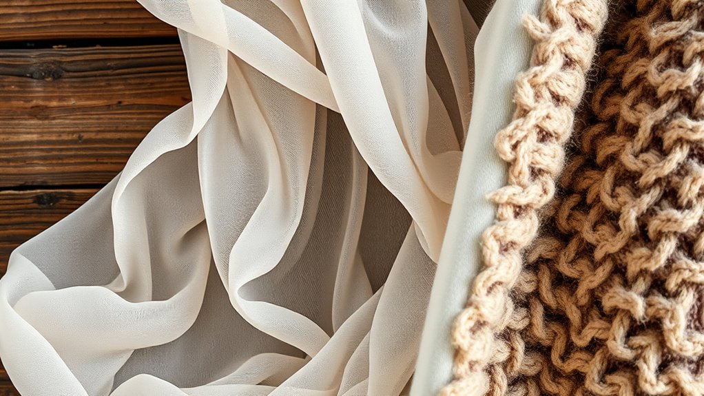 fabric choice depends on warmth